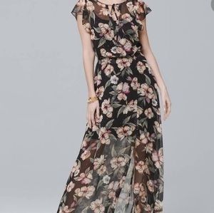 White House black market maxi floral dress